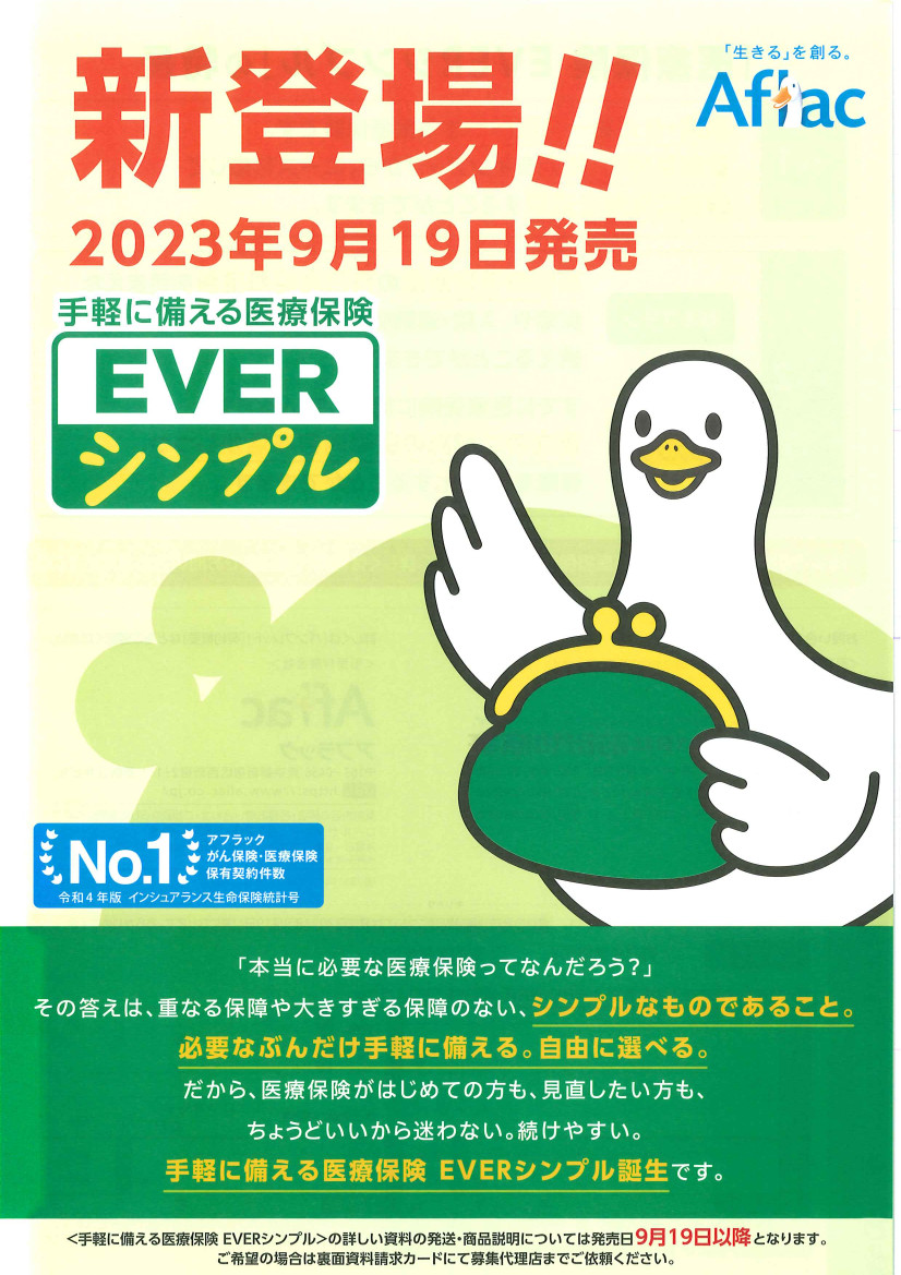 EVER シンプル アフラック