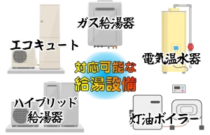 エコキュート 電気温水器 ガス給湯器