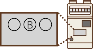 ガスメーター B 流量式微少漏洩